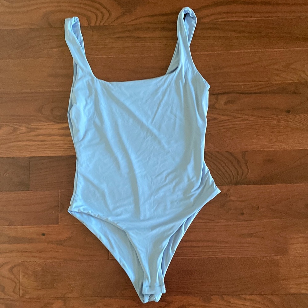 Square neck tank bodysuit